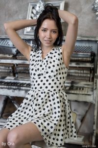 Ema Takes Off Her Polka Dot Dress