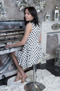 Ema Takes Off Her Polka Dot Dress