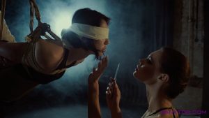 Lesbian Babes Darina And Alice Enjoys Doing Their Hot Fetish As They Tight Up Each Other Naked