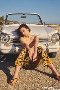 Polina Pafio Topless Beach Babe