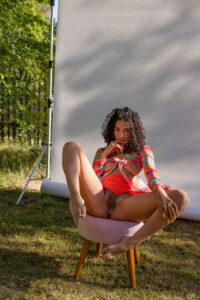 Valery Ponce Orange Skirt (2)